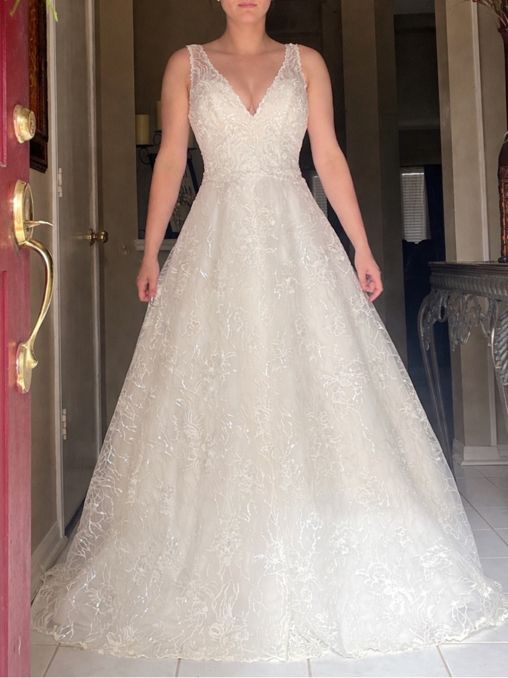 Maggie Sottero White A-Line Bridal Gown